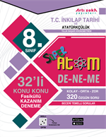 8. SINIF SUPER ATOM İNKILAP TARİHİ 32'Lİ DENEME